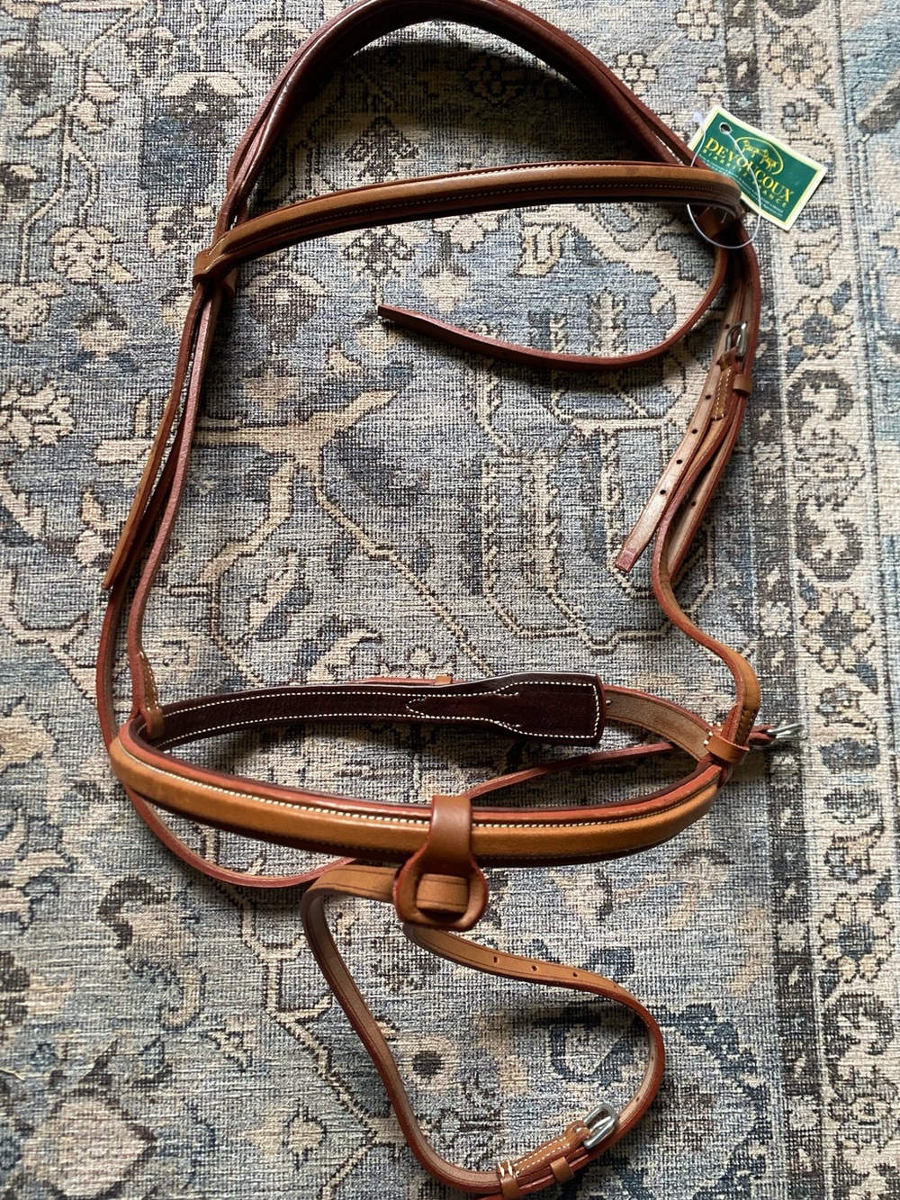 Devoucoux Classic Brown Leather Bridle Headstall